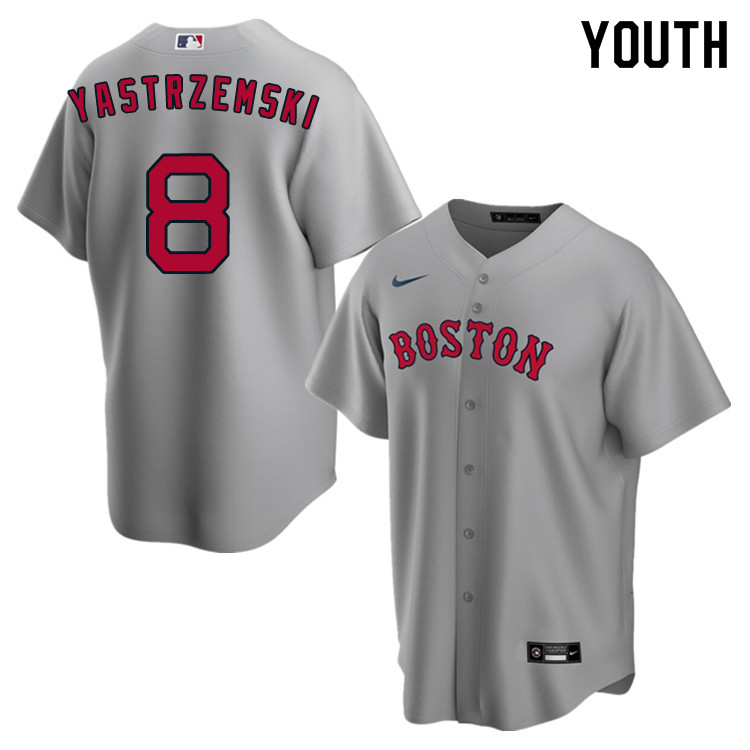 Nike Youth #8 Carl Yastrzemski Boston Red Sox Baseball Jerseys Sale-Gray